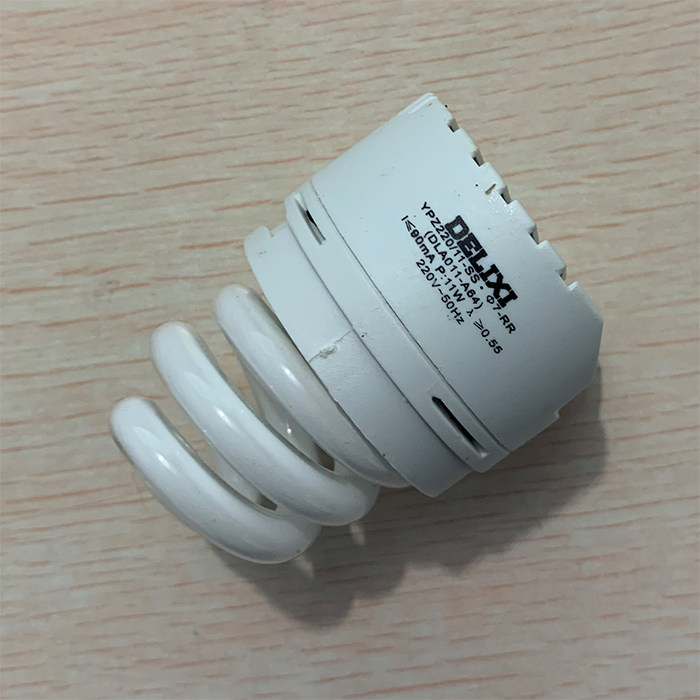 Dresi 9W11W small spiral energy-saving lamp LED patch integrated cylinder lamp light source with wire small energy saving