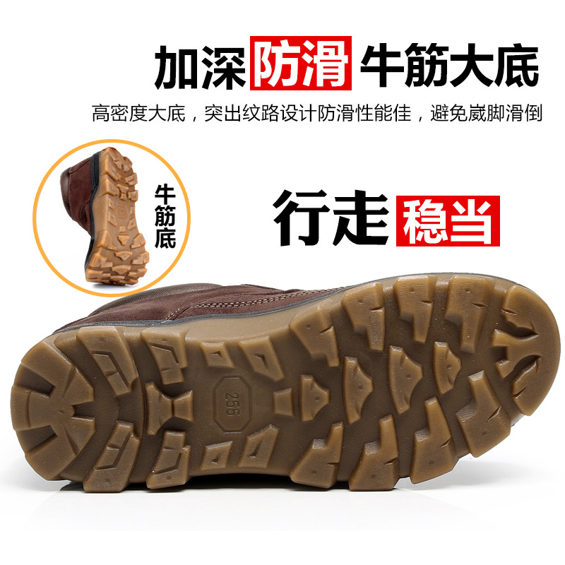 隆瑞祥 中老年加绒保暖棉鞋 全包牛筋底设计 图4
