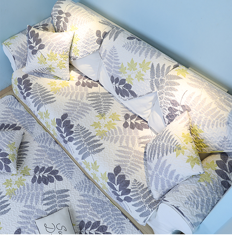 Sofa bông đệm vải đệm phòng khách chống trượt bốn mùa phổ quát sofa bọc lại khăn tất cả VIP tùy chỉnh - Ghế đệm / đệm Sofa nệm lót ngồi