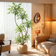 Nandina bamboo simulated green plant large indoor potted decorative flower ornaments living room floor-standing tree advanced bionic fake plant