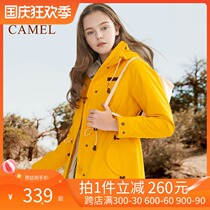Camel outdoor men and women three-in-one two-piece assault clothing Tide brand plus velvet thickened windproof waterproof tooling Jacket Women
