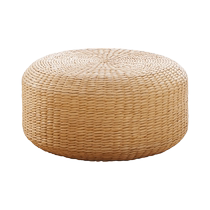 Straw futon cushion Japanese-style tatami futon balcony cattail meditation cushion lazy man kneeling on the ground