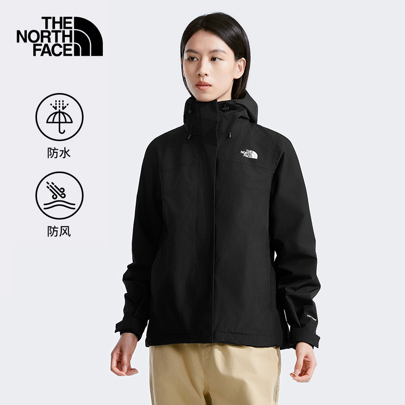 Thenorthface North Face Autumn and Winter New Women's Outdoor Sangro Fleece Liner Three-In-One Jacket