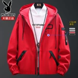 Tmall, playboy, мужская осенняя трендовая универсальная куртка для школьников, в корейском стиле, оверсайз