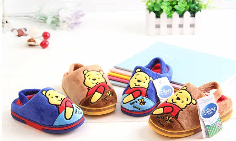 Pantoufles enfants en suède DISNEY pour hiver - semelle autre - Ref 1034752 Image 33