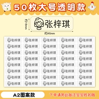 50 больших прозрачных моделей A2 [Замечания Имя]