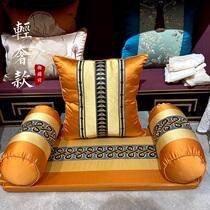 Yujin Division * Light luxury modern high precision embroidery lace floating window cushion pillow pillow chair cushion custom-made yellow