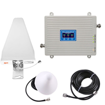 Tri-band 900 1800 2100 mobile phone signal amplifier 2G 3G 4G Internet signal booster