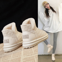 Snow Boots Women 2021 New Winter Plus Suede Thickened Cotton Shoes Waterproof Short Boots Foreign Air Boots Women Shoes Shoes Shoes
