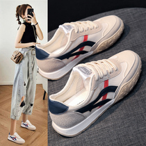 Aggan Shoes Women 2022 New Spring Flat Bottom 100 Hitch Small White Shoes Women Shoes Casual Board Shoes Soft Bottom Sneakers Women