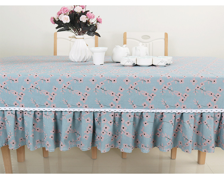 vải bông in chiều vườn vải nhỏ hình chữ nhật bảng bảng vải tươi bìa tùy chỉnh bộ bảng - Khăn trải bàn khăn trải bàn kính