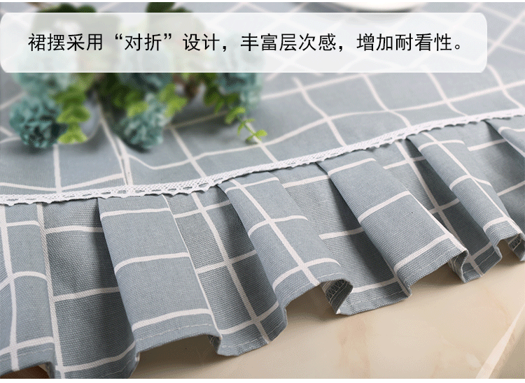 Khăn trải bàn không thấm nước bàn cà phê vải lưới đơn giản đặt bàn vải lanh khăn trải bàn vải nhỏ tươi bàn vải khăn trải bàn khăn trải bàn caro đỏ