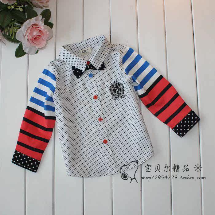 Chemise garcon à manche longue - Ref 2077674 Image 4