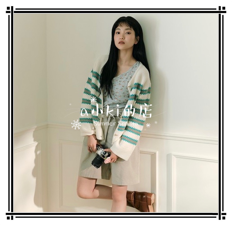 In Stock Korean t I Island 23 Autumn Vibe Niche Knit Cardigan T232Mcd301W Kim Taeyeon Same Style In Stock Korean t I Island 23 Autumn Vibe Niche Knit Cardigan T232Mcd301W Kim Taeyeon Same Style