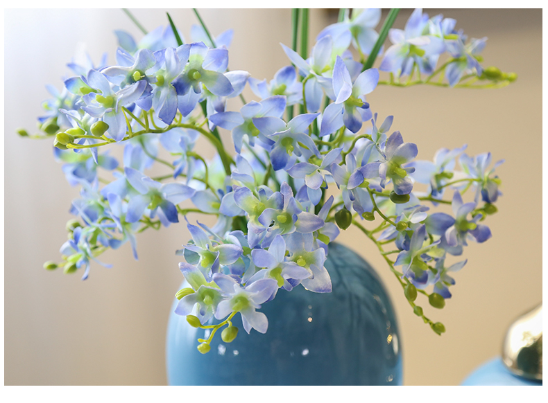 TV ark, ceramic flower vases, mesa porch place modern new Chinese style flower implement living room table decoration decoration