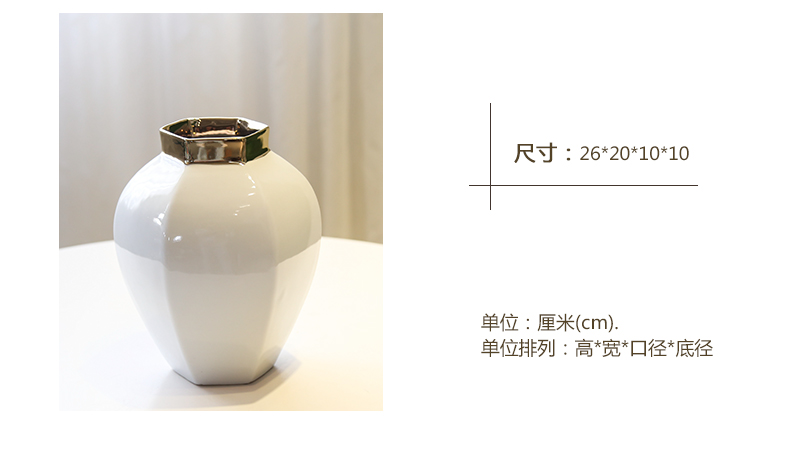 Jingdezhen new Chinese style light TV ark, porch is decorated key-2 luxury mesa vase furnishing articles sitting room simulation flowers, dried flowers, flower arrangement