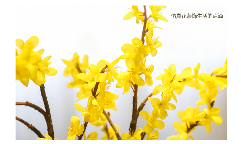 Jingdezhen ceramic hand - made furnishing articles hotel restaurant sitting room adornment flower implement new Chinese copper decoration example room cost