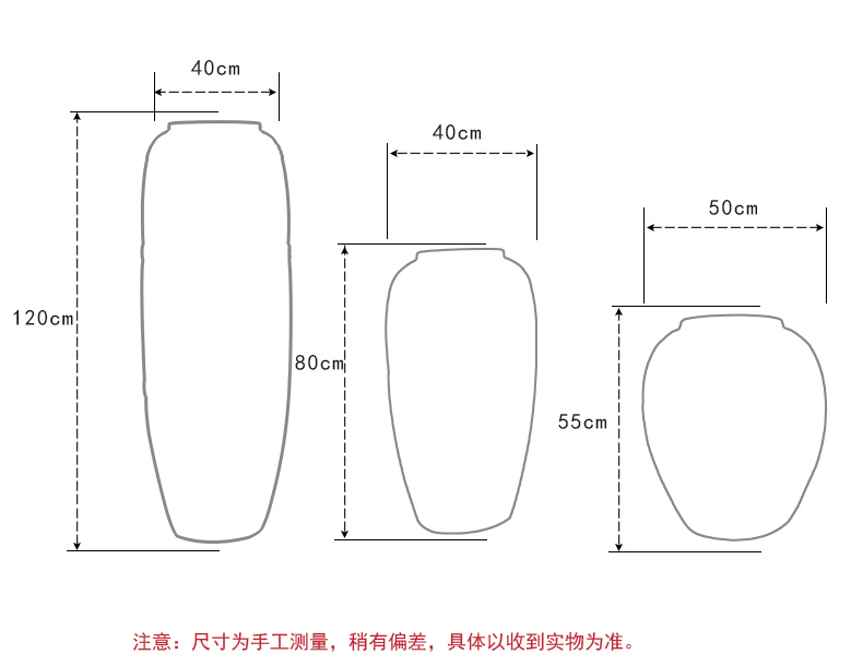 Retro nostalgia originality of large vase club hotel villa garden entity shop furnishing articles flowers exchanger with the ceramics field