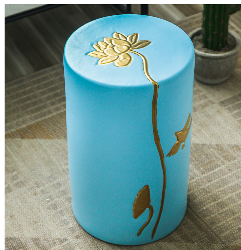 The New Chinese jingdezhen ceramic stools creative I and contracted sitting room ground furnishing articles in who embroidered pier summer cool shoes who