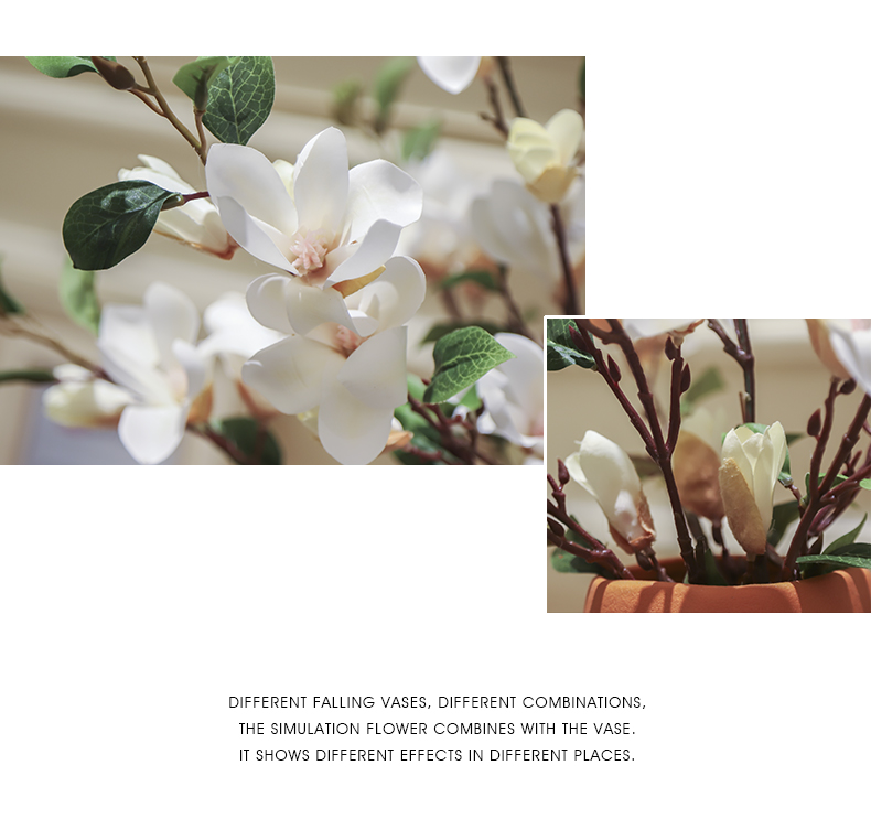 Jingdezhen ceramic vase decoration light key-2 luxury the mock up room a flower arrangement sitting room porch European new Chinese style table vase