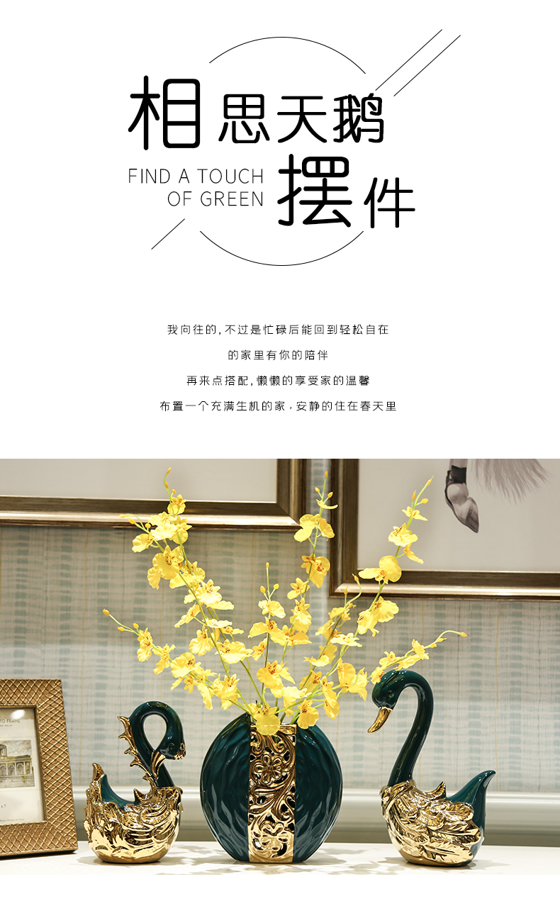 Modern light key-2 luxury wine ark, adornment is placed high - grade ceramic creative home sitting room porch ark, Nordic decoration process