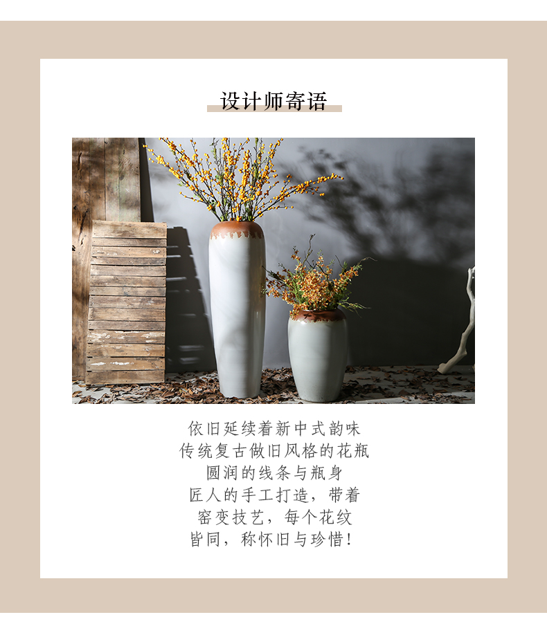 Restoring ancient ways is a sitting room be born between coarse pottery store example company decorative flower flower implement jingdezhen ceramic decoration