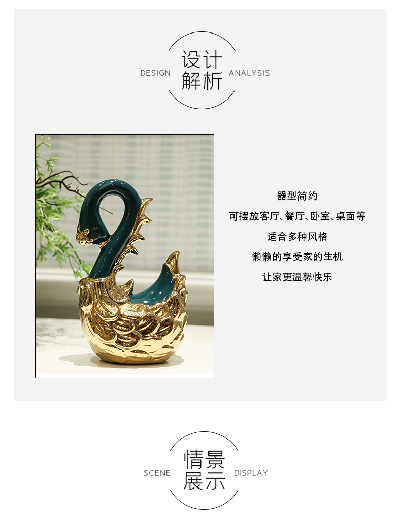 Modern light key-2 luxury wine ark, adornment is placed high - grade ceramic creative home sitting room porch ark, Nordic decoration process