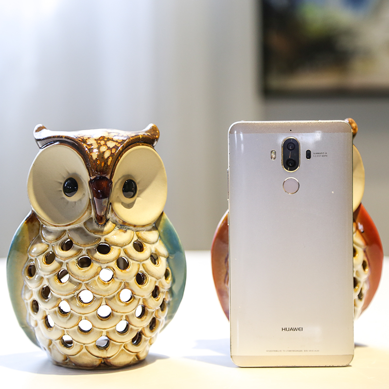 The owl ceramic small desktop furnishing articles furnishing articles animals living room, bedroom of children room TV ark, home decoration decoration