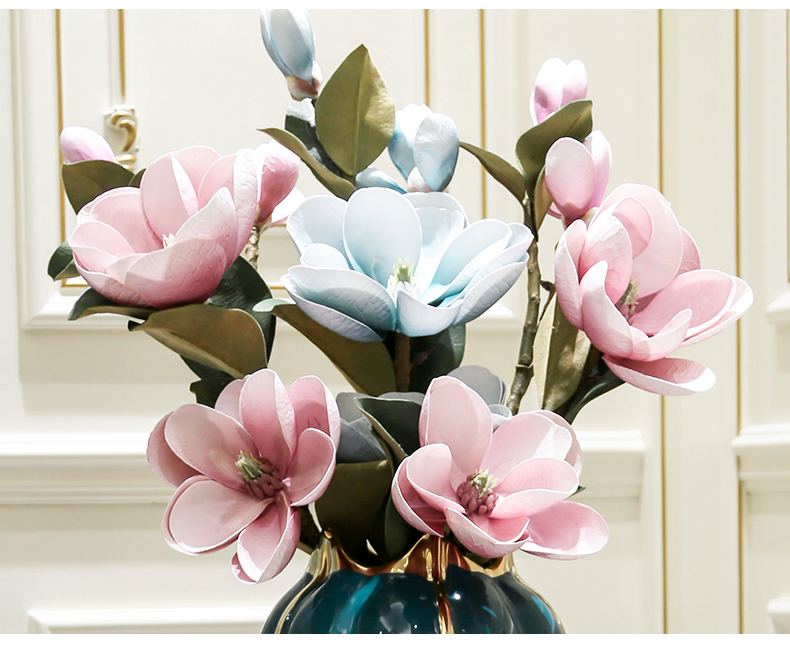 Contracted big ceramic vase furnishing articles sitting room flower arranging light key-2 luxury high - grade floor bedroom TV ark of modern home decoration