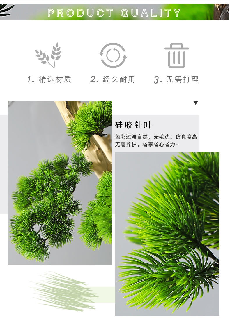New Chinese style sitting room dining - room ground big vase furnishing articles ceramic flower show big mall club window decoration