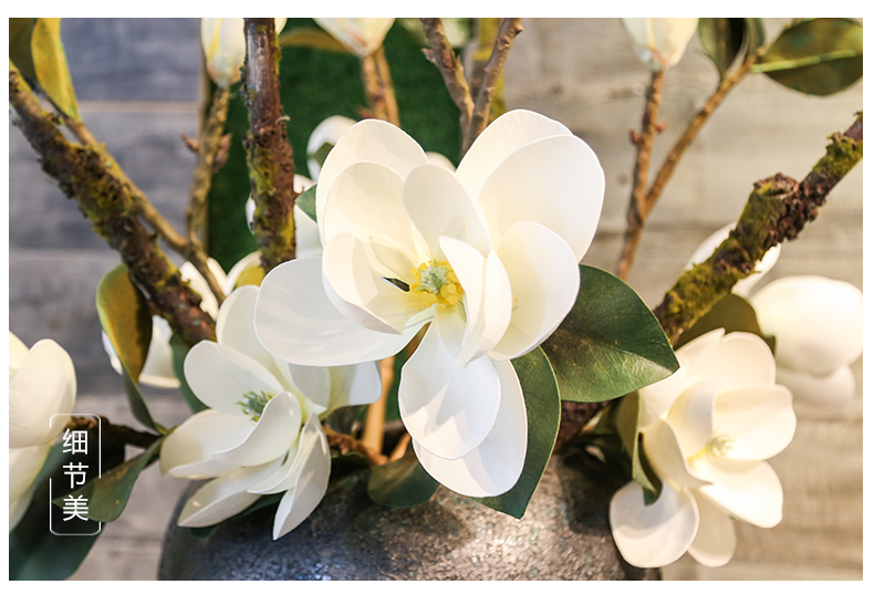 Jingdezhen retro nostalgia of large POTS coarse pottery vases, flower decoration to the hotel garden flowers in the living room furnishing articles