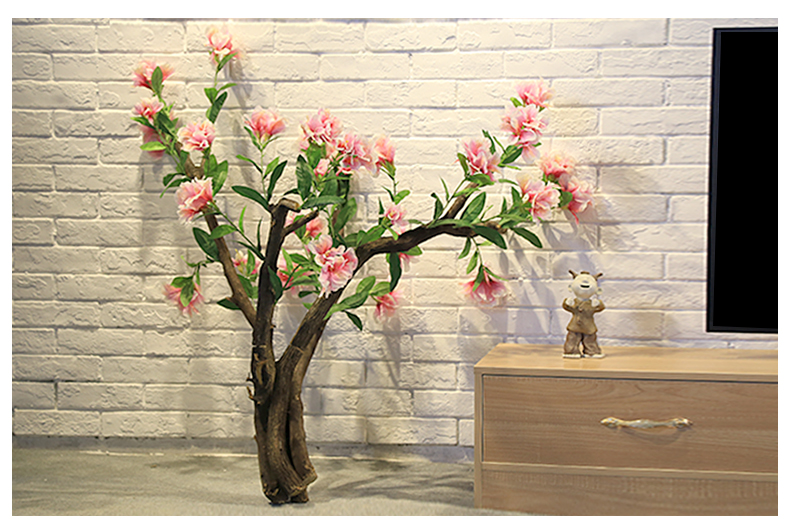 Ceramic floor sitting room hotel villa large vase flower receptacle furnishing articles hall device between example simulation flower arranging flowers