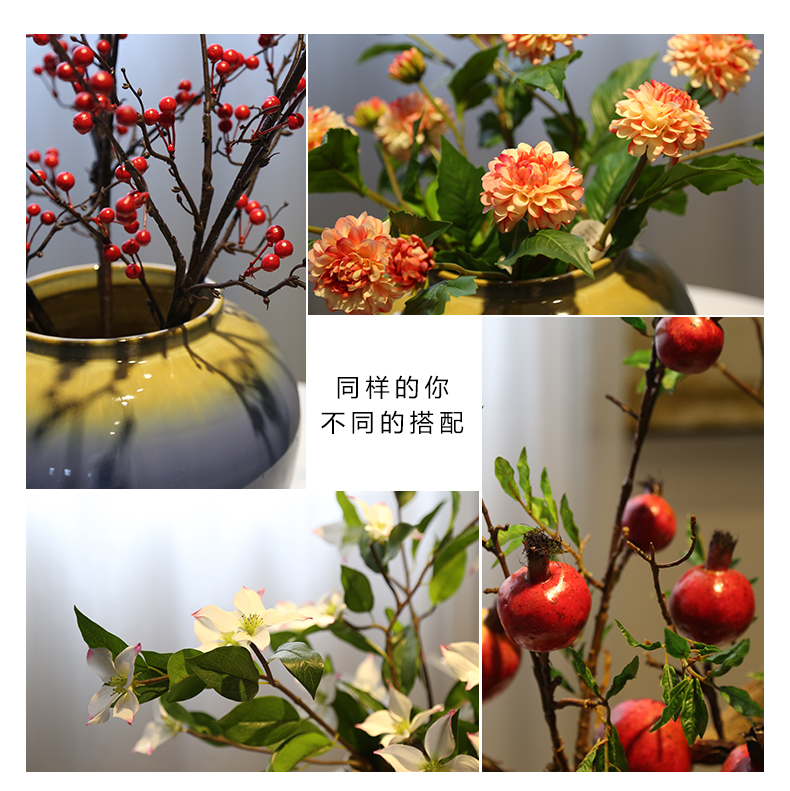 Jingdezhen new Chinese vase mesa table what sitting room ark place TV ark, decoration ceramic flower flower