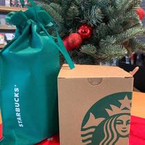 Starbucks mug green Logo Star packaging carton not only sell gift bag gift box Link  
