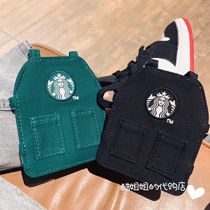 Starbucks 20th anniversary cardless cool green black apron bib shape card set card bag pendant