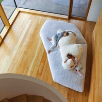 Italy Edra polar bear sofa light luxury Nordic designer creative personality Big White Bear lazy leisure sofa