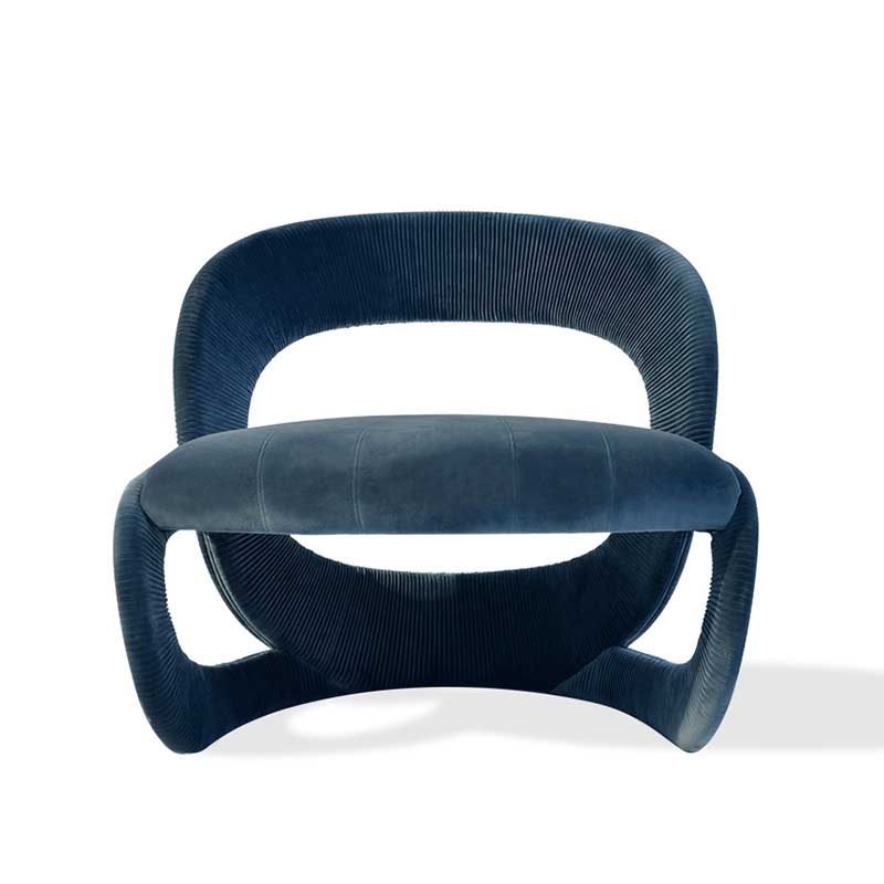 Cornelio Cappellini designer single sofa chair Italian light luxury villa leisure chair shaped chair