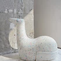 Nordic creative childrens room kindergarten toy storage whale stool storage childrens stool home non-slip animal sitting stool