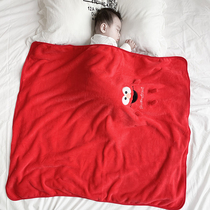  Baby blanket blanket 0-2 years old baby goes out in autumn to hug men and women baby cartoon newborn blanket autumn