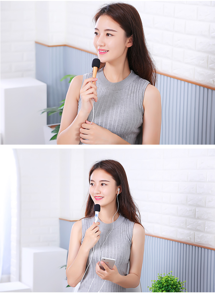 micro relacart Invons KM1 quốc gia K bài hát điện thoại di động micro mini micro condenser màn hình lúa mì hát vũ khí mic bbs