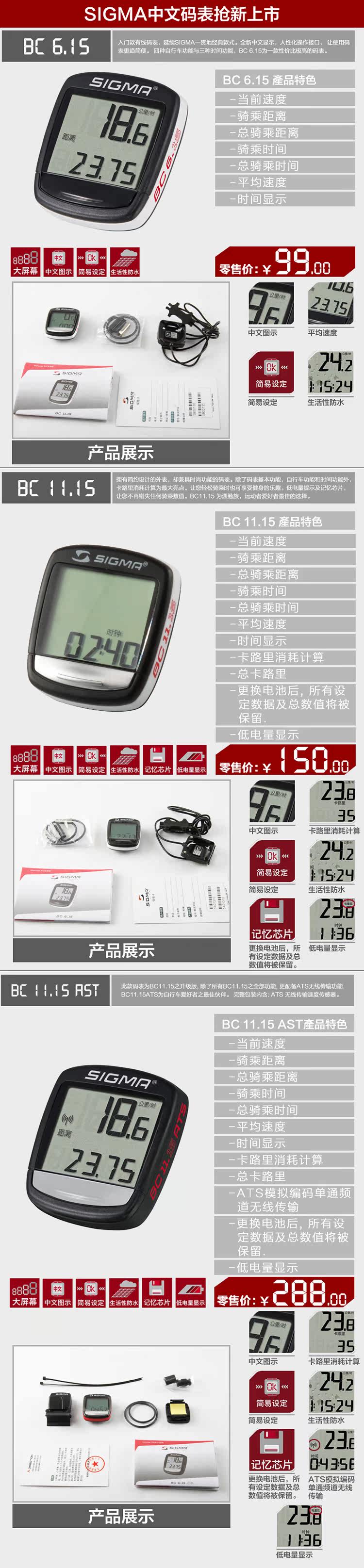 Compteur de vélo SIGMA - Ref 2439089 Image 6