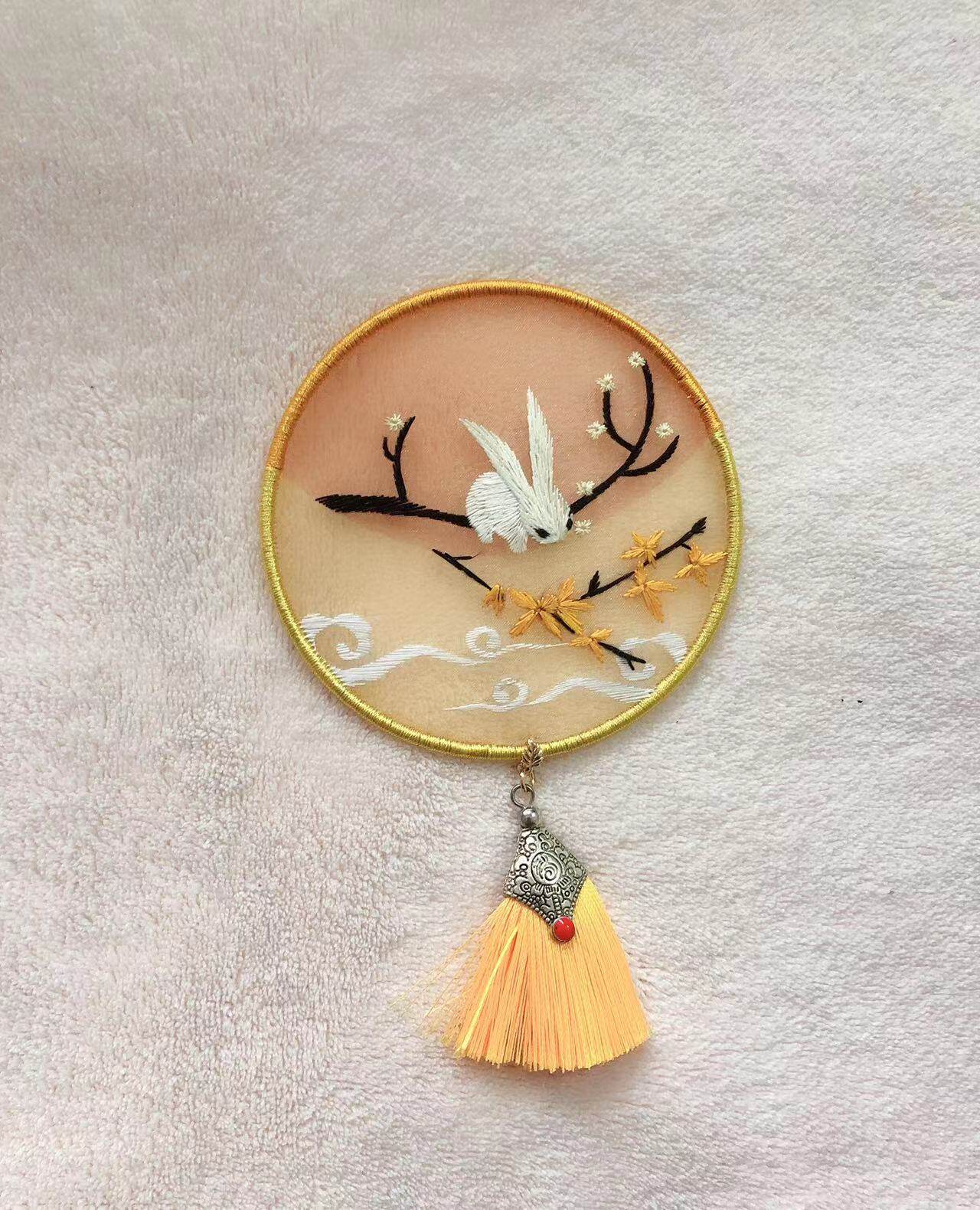 Handicrafts embroidery bookmarks students gifts Chinese style reading book new finished product