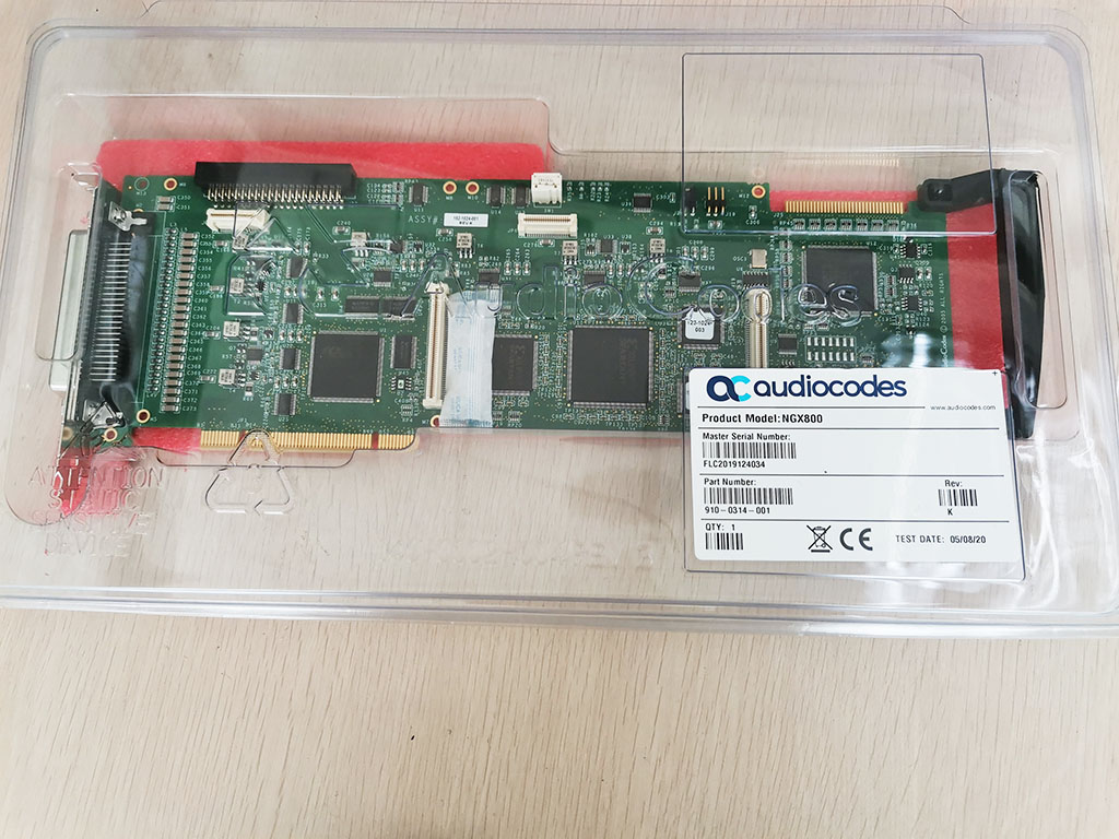 New Audio Codes Ai-logix Recording Card NGX800 supports 8-way Digital Wired Alcatel Phones