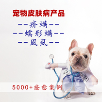 Taiwan imported dog demodex skin disease treatment scabies ticks Flea large medium and small large universal