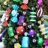 Рождество 40 см. Красочное украшение конфет подвесной торговый центр супермаркет супермаркет красавица