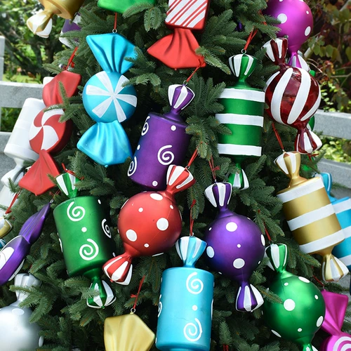 Рождество 40 см. Красочное украшение конфет подвесной торговый центр супермаркет супермаркет красавица