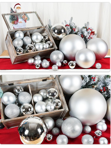 Праздничное украшение, серебряный декоративный шар, яркий блестящий пластиковый шар, подвесной шар 6-30 см, рождественское украшение, подвесной потолок