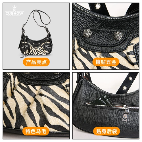 Кожаная небольшая сумка, сумка на одно плечо, изысканный стиль, воловья кожа, из натуральной кожи