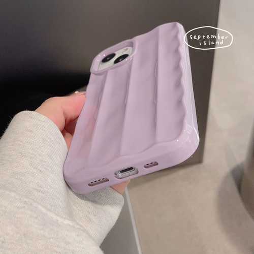 Apple, свежий сиреневый чехол для телефона, зимний iPhone 13, iphone, 14promax