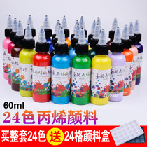 Propylene Paint Suit Beginners Hand Painted Wall Painted Children Fine Art Painting Material Diy Painting Shoes T-Shirt Stones Waterproof